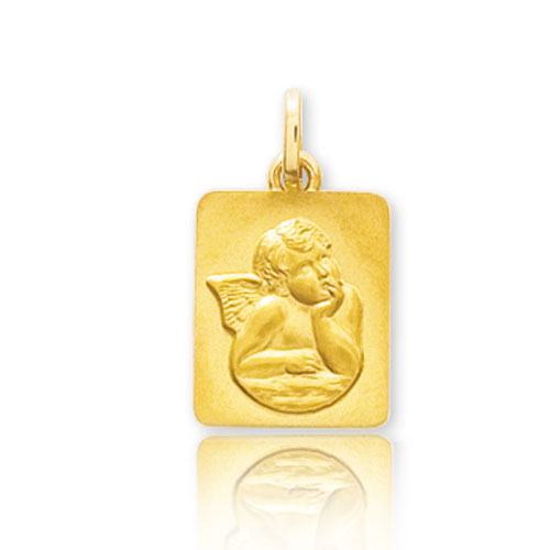 Mdaille rectangle Ange