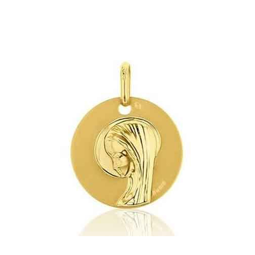 Médaille ronde Vierge au Voile Augis