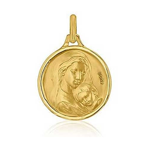 M�daille Vierge � l'Enfant Augis
