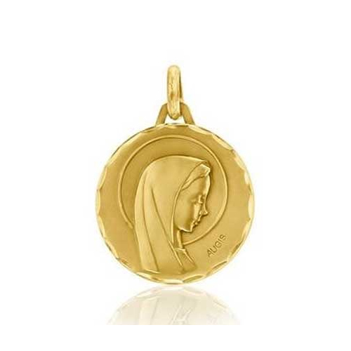 M�daille Vierge Aur�ol�e Augis