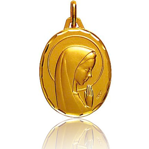 Mdaille Vierge Profil Augis