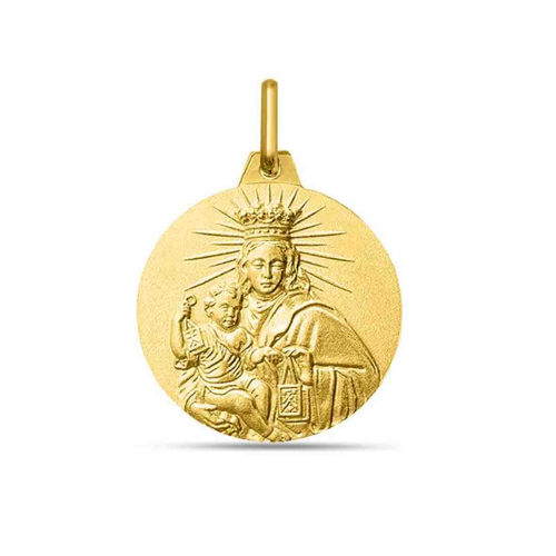 M�daille Vierge Scapulaire et Christ
