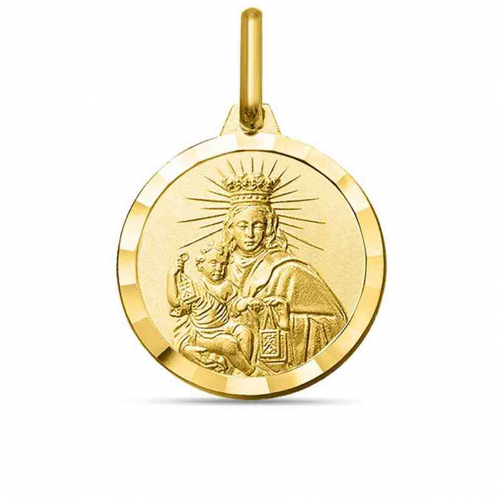 M�daille Vierge Scapulaire et Christ