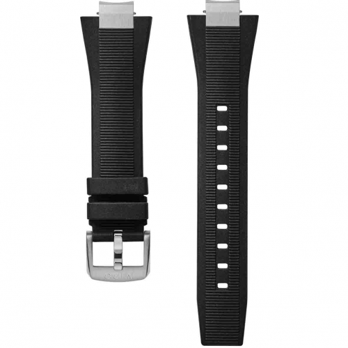 Bracelet Multifort 8 caoutchouc noir 12mm 