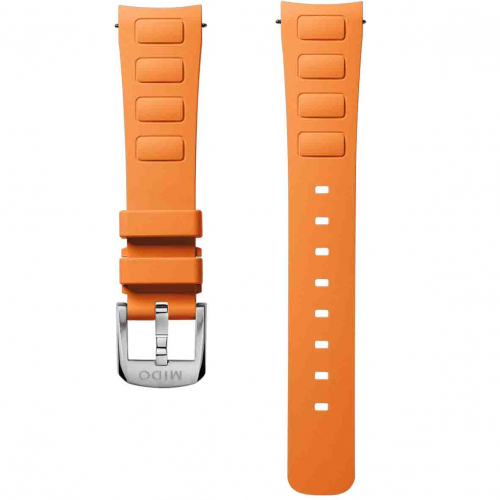 Bracelet Multifort TV 35 caoutchouc orange 18mm 