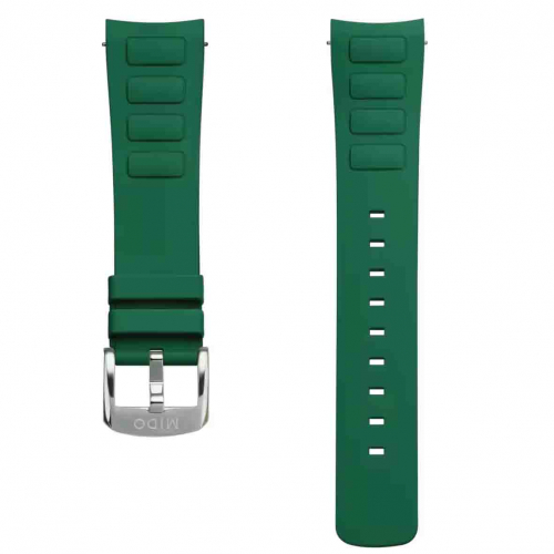 Bracelet Multifort TV Big Date caoutchouc vert 22mm 