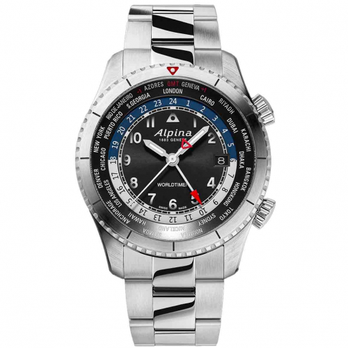 Montre Alpina Startimer Pilot Quartz Worldtimer