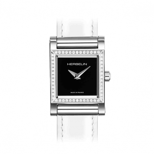 Montre Antares Personalisable- Bo�tier Steel Edition - Diamants