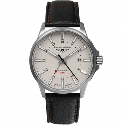 Montre Bauhaus Aviation Titanium Automatic GMT