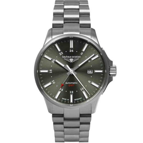 Montre Bauhaus Aviation Titanium GMT
