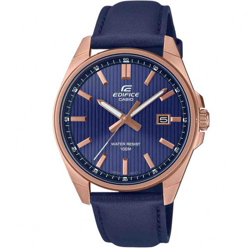 Montre Casio Edifice - EFV-150CL - Bleu  & Or rose