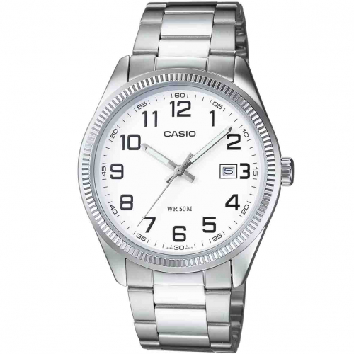 Montre Casio Timeless - Standard - Blanc chiffr�