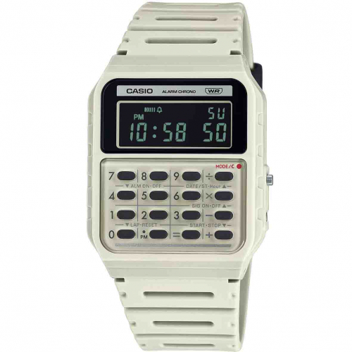 Montre Casio Vintage - Edgy Collection - Blanc Cass�