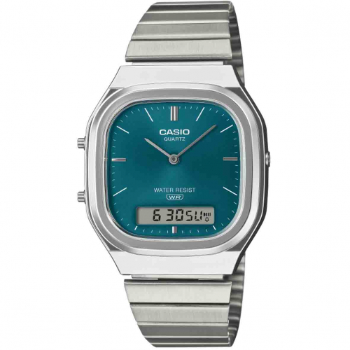 Montre Casio Vintage - S�rie AQ-240E- Vert Bleu