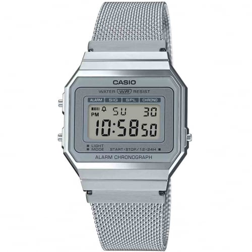 Montre Casio Vintage - Srie Iconic - Argent