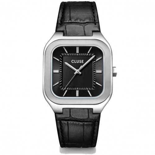 Montre Cluse Quadrus - Black - Silver Colour