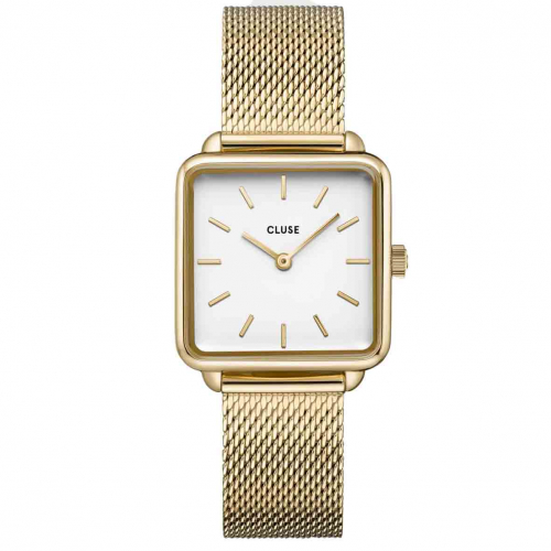 Montre Cluse Ttragone Mesh White, Gold Colour