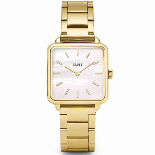 Montre Cluse Ttragone Steel White Pearl, Gold Colour