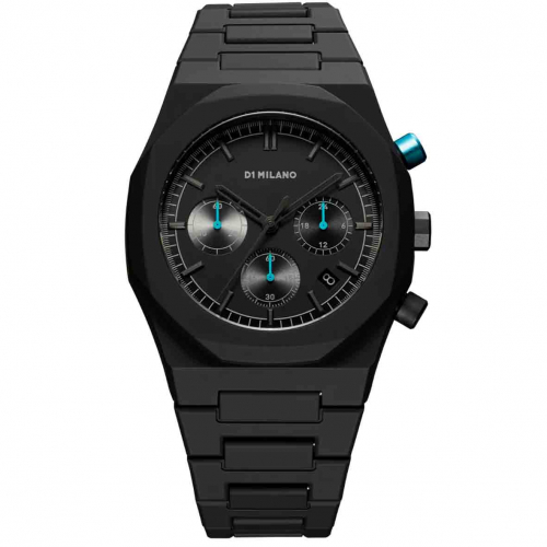 Montre D1 Milano Polychrono Characoal Black