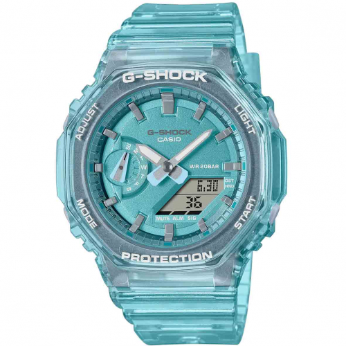 Montre GShock Classic Lady - S�rie GMA-S - Transparent Bleu