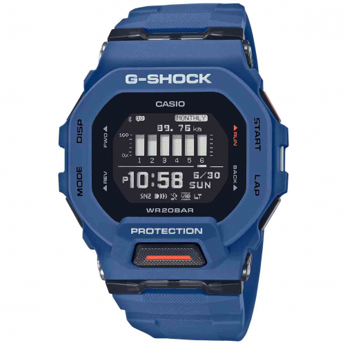 Montre GShock G-Squad - S�rie GBD-200 - Bleu