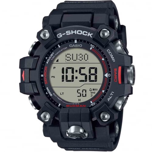 Montre GShock Master of G - Mudman - Noir & Rouge