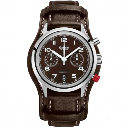 Montre Hanhart 417 ES Mocha Flyback Steve Mc. 