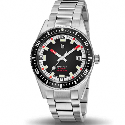 Montre Lip Nautic 3 Nageur-Sauveteur 39 mm