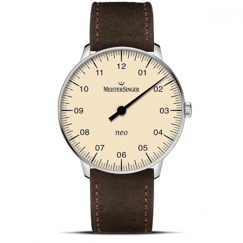 Montre MeisterSinger Neo - Ivoire avec verre saphir