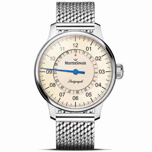 Montre MeisterSinger Perigraph - Ivoire