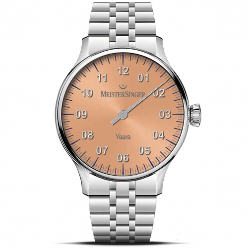 Montre MeisterSinger Yaara - Saumon