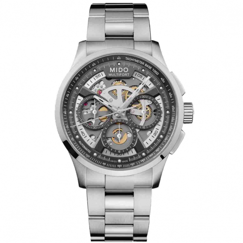 Montre Mido Multifort Skeleton Chronograph