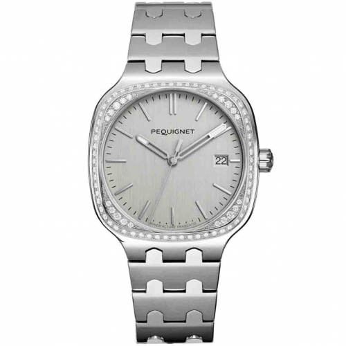 Montre Pequignet Manufacture Concorde 84 Diamants - 40mm