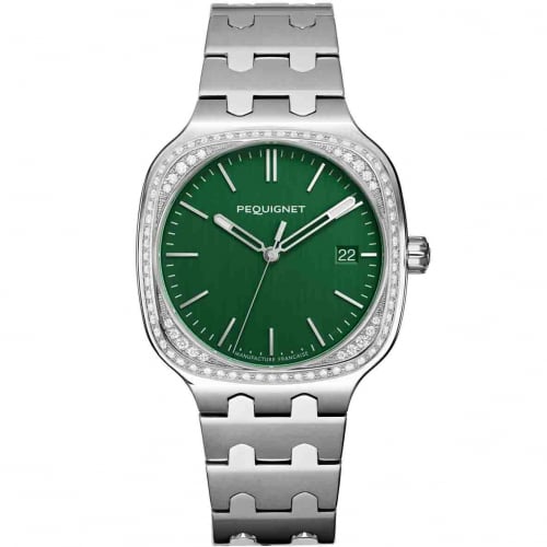 Montre Pequignet Manufacture Concorde 84 Diamants - 40mm