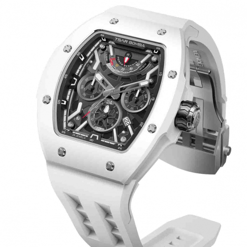 Montre Tsar Bomba - Atomic - C�ramique - Blanc