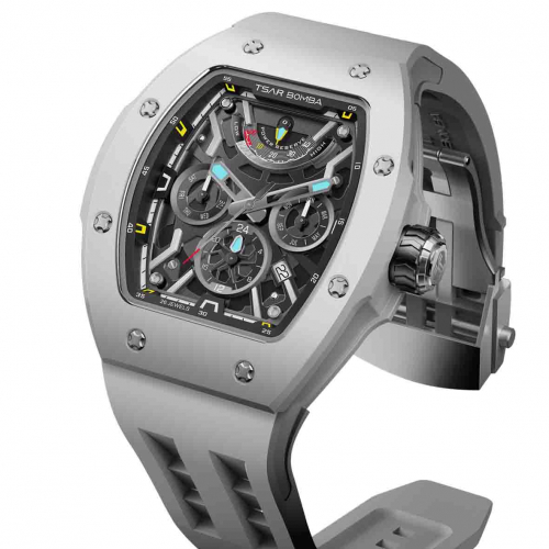 Montre Tsar Bomba - Atomic - C�ramique - Gris