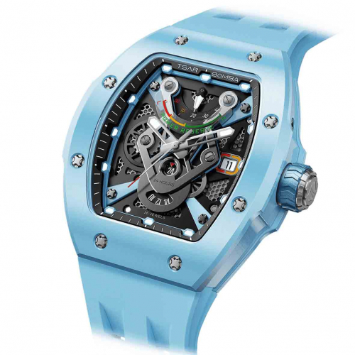 Montre Tsar Bomba - Atomic - Tout C�ramique - Bleu