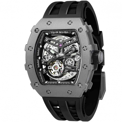 Montre Tsar Bomba - Elemental Series Titane - Noir 