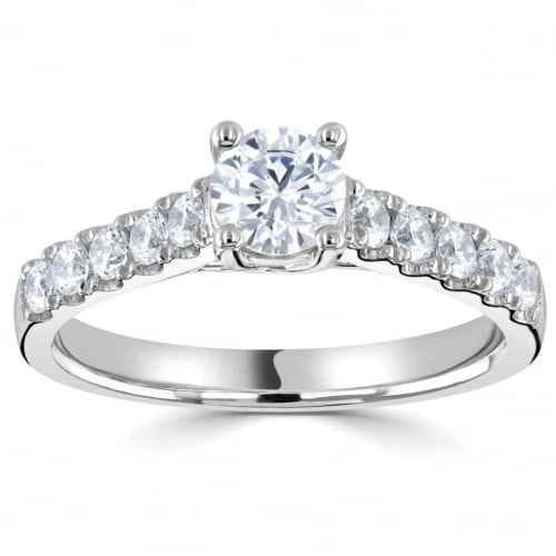 Monture bague de Fiançailles Accompagnée