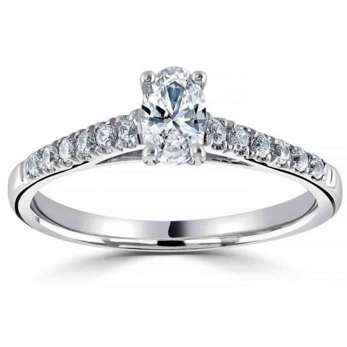 Monture bague de Fiançailles accompagnées