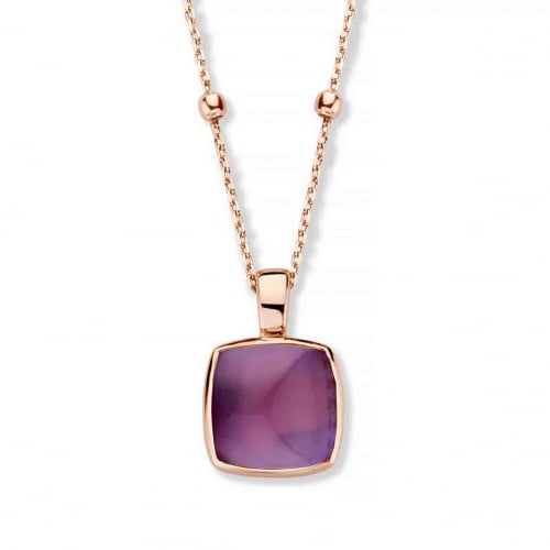 Pendentif Amthyste sur Nacre One More
