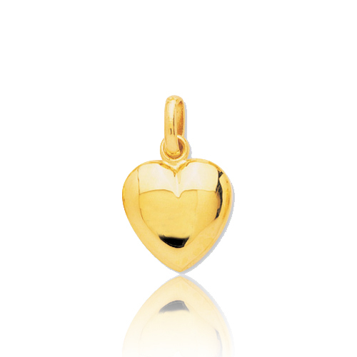 Pendentif c�ur or jaune