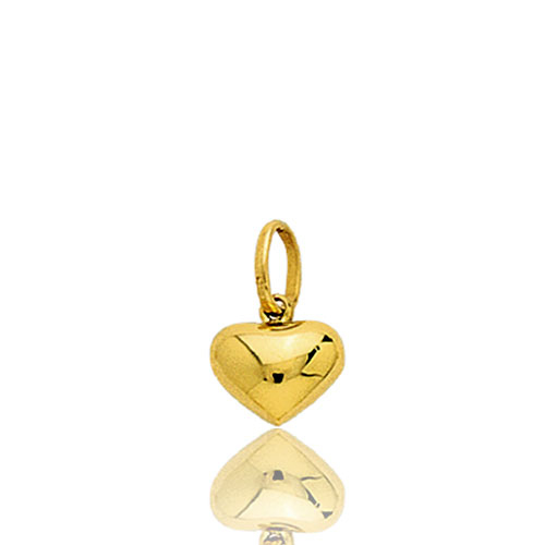 Pendentif c�ur or jaune