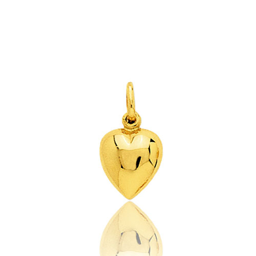 Pendentif cur or jaune