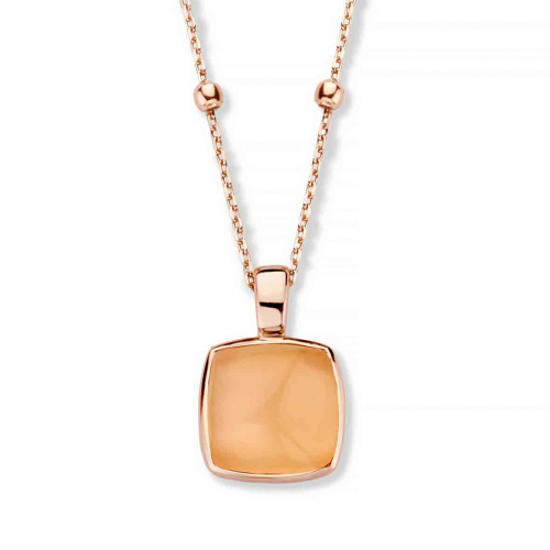 Pendentif Calcdoine Orange - One More
