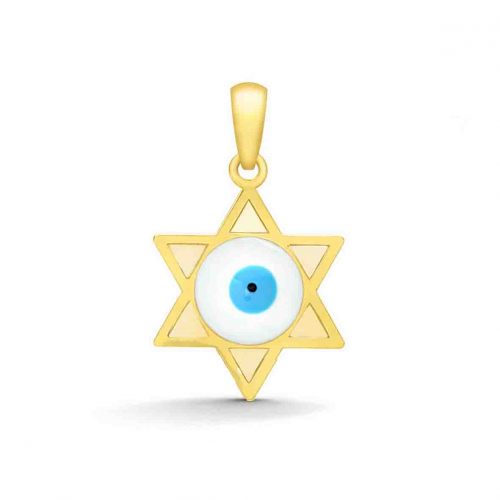 Pendentif oeil �toile de David