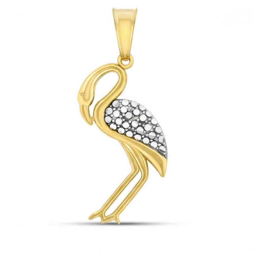 Pendentif Flamant Rose