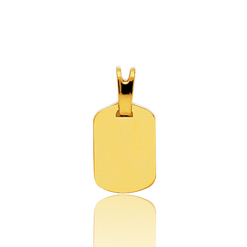 Pendentif or jaune 