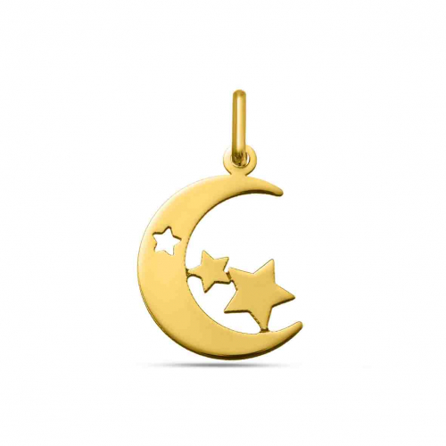 Pendentif Lune et �toiles