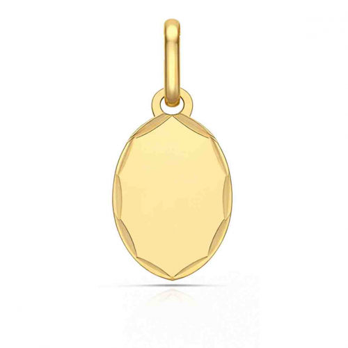 Pendentif Ovale entourage � motifs